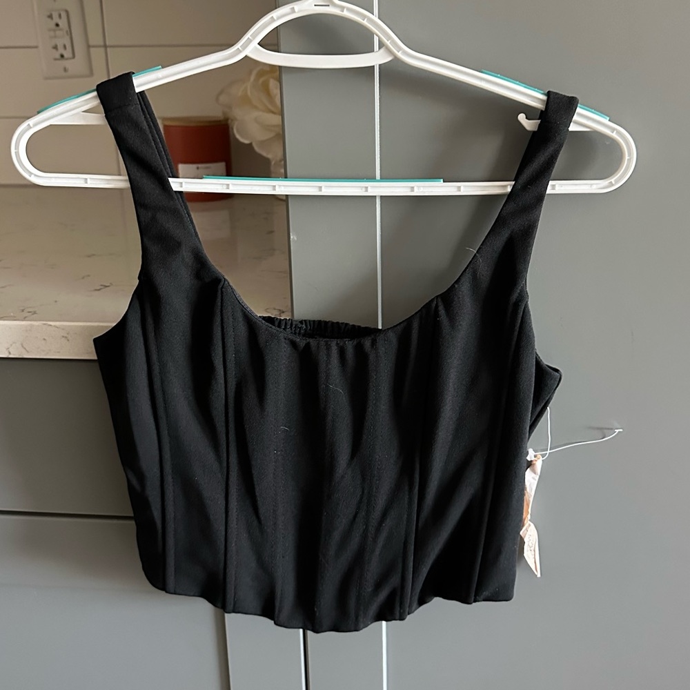 AQUA Corset top NWT